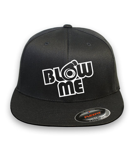 BLOW ME TURBO ENGINE ***FLAT BILL*** FLEXFIT HAT