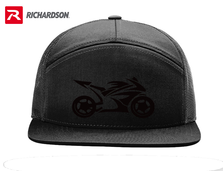 MOTORCYCLE RACING SNAPBACK***FLAT BILL*** RICHARDSON HAT – The