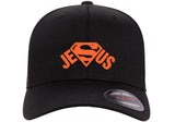 SUPERMAN GOD JESUS CHRISTIAN LORD ***CURVED BILL*** FLEXFIT HAT