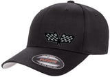 RACING CHECKERED FLAG PATCH FlexFit HAT