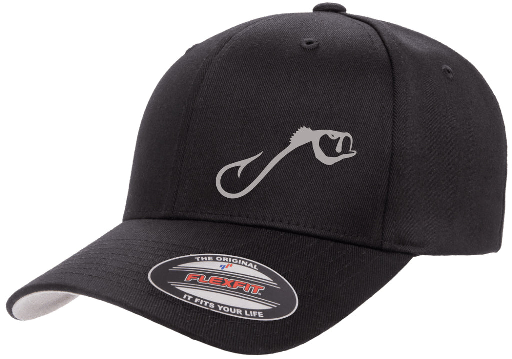 FISH OUTDOOR FISHERMAN ***CURVED BILL*** FLEXFIT HAT – The Shirt and The Hat