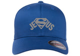 SUPERMAN GOD JESUS CHRISTIAN LORD ***CURVED BILL*** FLEXFIT HAT