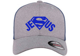 SUPERMAN GOD RELIGION JESUS Trucker FlexFit HAT