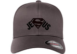 SUPERMAN GOD JESUS CHRISTIAN LORD ***CURVED BILL*** FLEXFIT HAT