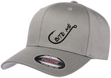 Bite me Fishing Humor Fisherman Fish ***CURVED BILL*** FLEXFIT HAT