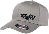 RACING CHECKERED FLAG PATCH FlexFit HAT
