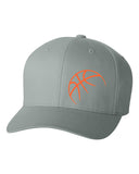BASKETBALL PLAYER BALL ***CURVED BILL*** FLEXFIT HAT