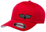 RACING CHECKERED FLAG PATCH FlexFit HAT