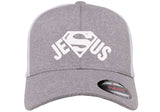 SUPERMAN GOD RELIGION JESUS Trucker FlexFit HAT