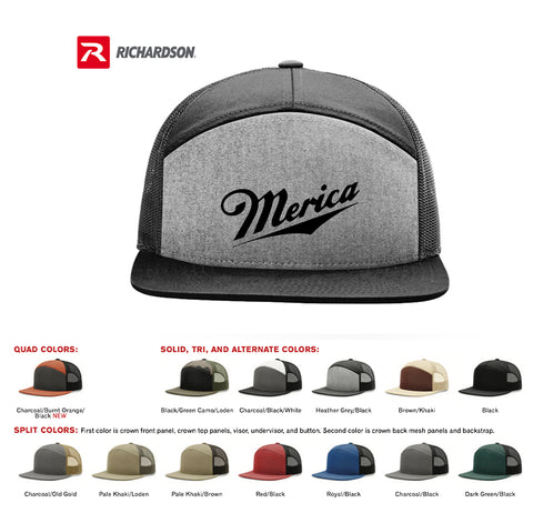 MERICA USA AMERICA PATRIOT  SNAPBACK***FLAT BILL*** RICHARDSON HAT