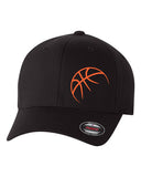 BASKETBALL PLAYER BALL ***CURVED BILL*** FLEXFIT HAT