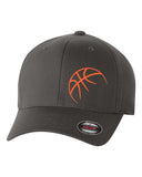 BASKETBALL PLAYER BALL ***CURVED BILL*** FLEXFIT HAT