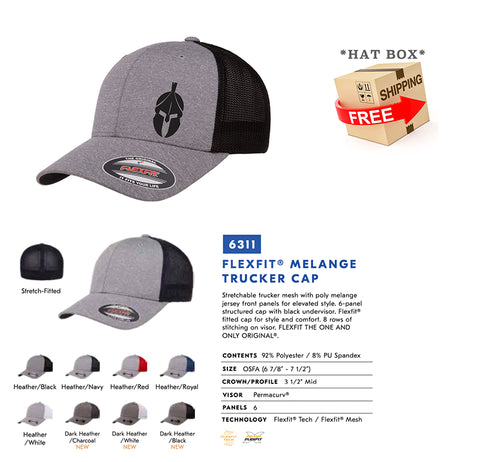 SPARTAN GYM WORKOUT WARRIOR Trucker FlexFit HAT