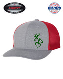 DEER BUCK HUNTER HUNTING Trucker Trucker FlexFit HAT
