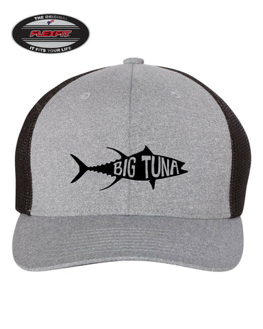 BIG TUNA FISHING FISHERMAN FLEXFIT TRUCKER Trucker FlexFit HAT