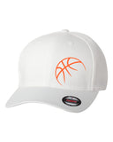 BASKETBALL PLAYER BALL ***CURVED BILL*** FLEXFIT HAT