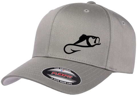 FISH FISHERMAN OUTDOOR ***CURVED BILL*** FLEXFIT HAT – The Shirt and The Hat