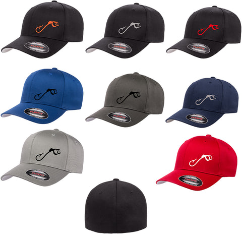 FISH OUTDOOR FISHERMAN ***CURVED BILL*** FLEXFIT HAT – The Shirt and The Hat