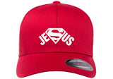SUPERMAN GOD JESUS CHRISTIAN LORD ***CURVED BILL*** FLEXFIT HAT
