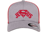 SUPERMAN GOD RELIGION JESUS Trucker FlexFit HAT
