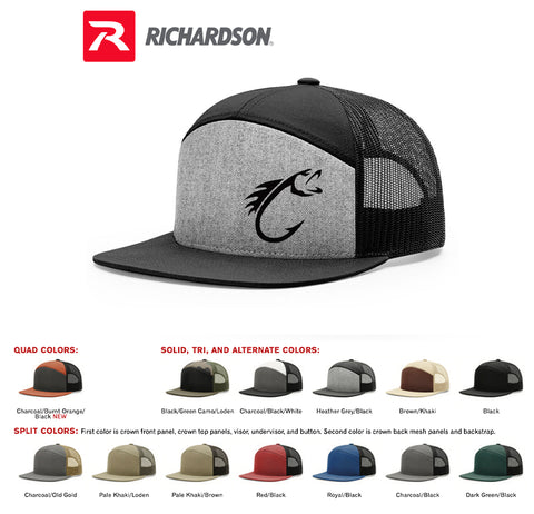 FISH HOOK FISHERMAN SNAPBACK***FLAT BILL*** RICHARDSON HAT – The Shirt and  The Hat
